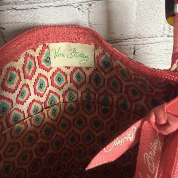 Vera Bradley Call Me Coral Quilted Cotton Crossbody Shoulder Bag Retired - Picture 8 of 10